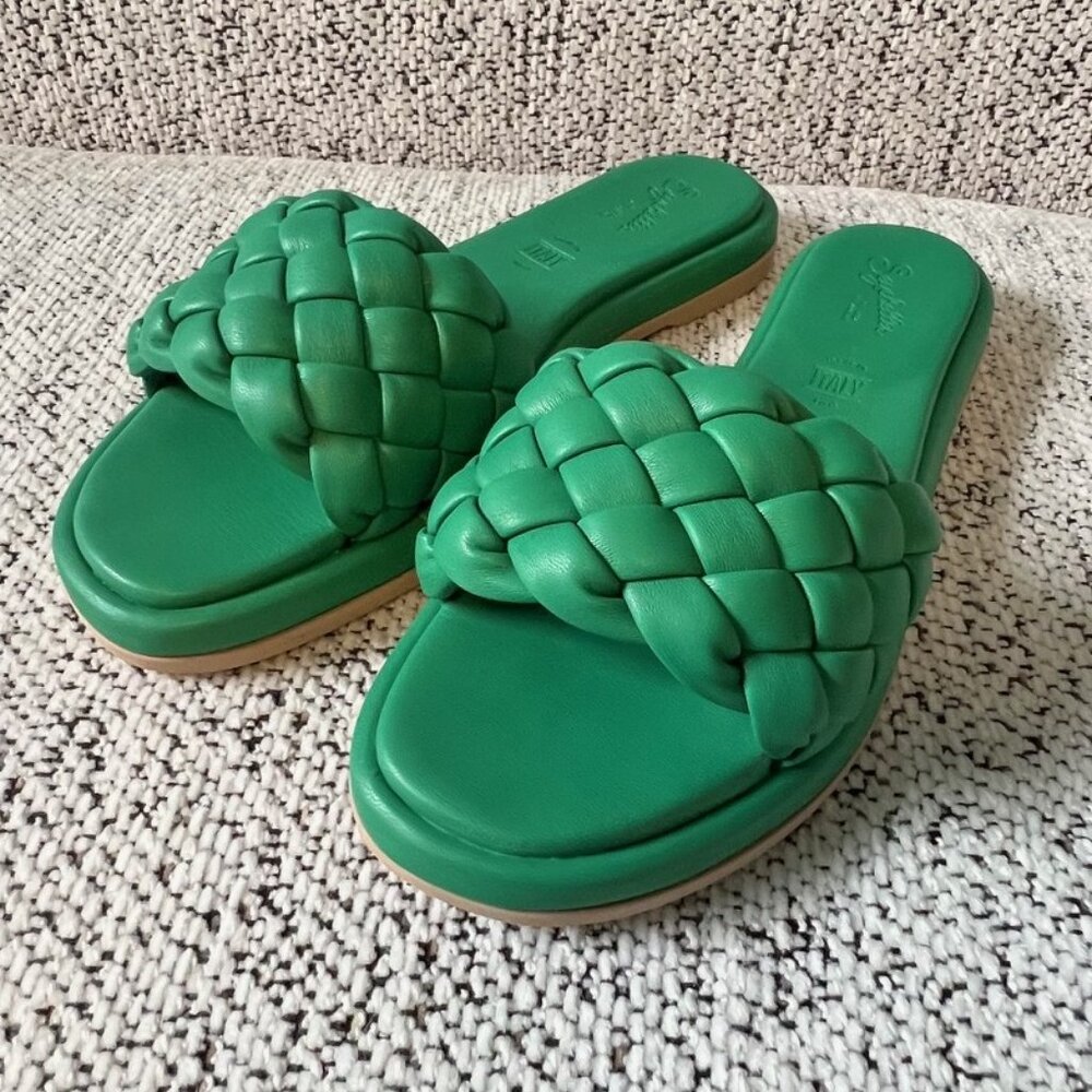 Seychelles Bellissima Braided Slide Green - Picture 3 of 8